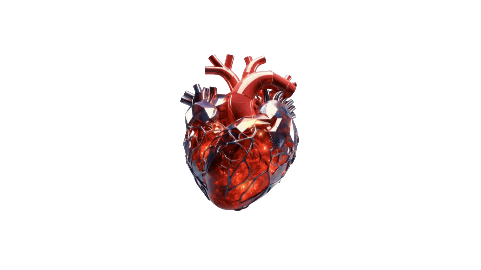 Animated 3D human heart